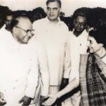 A. Amirthalingam, tragically assassinated by the LTTE, pictured with former Indian Prime Minister, Indira Gandhi.